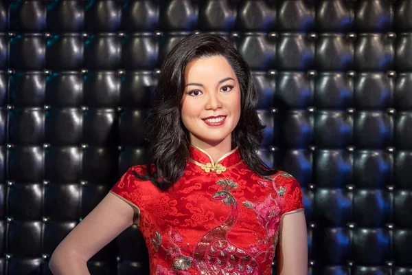 Cera de Teresa Teng en exhibición en Madame Tussauds — Foto de Stock