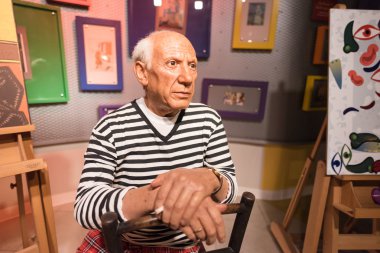 Pablo Picasso ruhlu Madame Tussauds ekranda