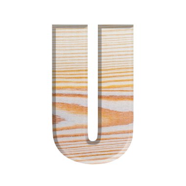 Alfabe tasarım türü doğal ahşap doku izole üzerinde beyaz ba