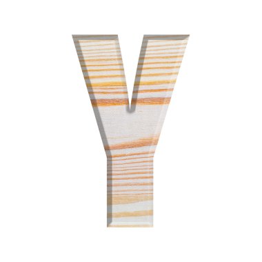 Alfabe tasarım türü doğal ahşap doku izole üzerinde beyaz ba