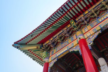 Tayland Çin Tapınağı mimarisi.