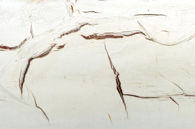 Kırık boya dokulu, grunge arka plan üzerinde paslı çelik yakın çekim