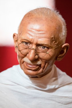 Madame Tussauds ekranda Mahatma Gandhi'nin mumya