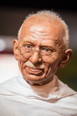 Madame Tussauds ekranda Mahatma Gandhi'nin mumya