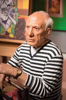 Pablo Picasso ruhlu Madame Tussauds ekranda 
