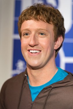 Mark Zuckerberg ruhlu Madame Tussauds ekranda 