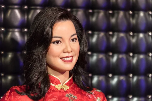 Cera de Teresa Teng en exhibición en Madame Tussauds — Foto de Stock