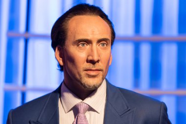 Madame Tussauds'da sergilenen Nicolas Cage'in balmumu