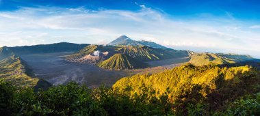 Mount bromo volkanlar bromo tengger semeru Milli Parkı