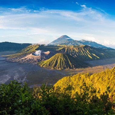 Mount bromo volkanlar bromo tengger semeru Milli Parkı