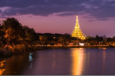 Famous Temple in KhonKaen, Wat Hnong Wang Thailand