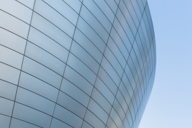 Tri-kase bina Songdo bölgesinde, Incheon, Güney Kore.