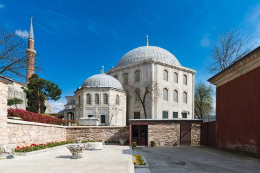İç Ayasofya Sofia Camii Müzesi, Istanbul, Türkiye. Ayasofya'nın olduğunu eski Ortodoks Patriklik Bazilikası, daha sonra cami ve şimdi bir müze.