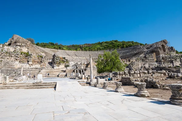 Anfiteatro (Coliseo) en Éfeso Turquía — Foto de Stock