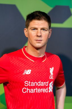 A waxwork of Steven George Gerrard