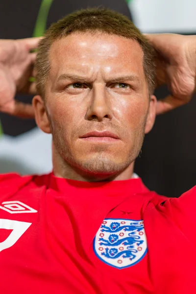A waxwork of David Beckham