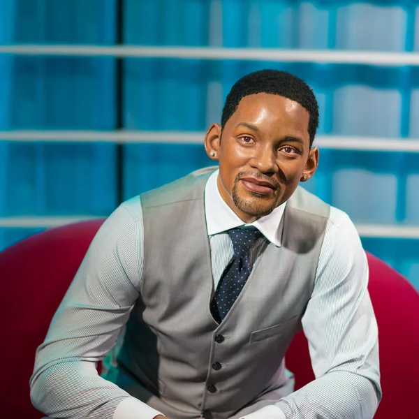 A waxwork of Will Smith on display at Madame Tussauds — Stok fotoğraf