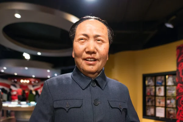 A waxwork of Chairman Mao Zedong on display at Madame Tussauds — Φωτογραφία Αρχείου