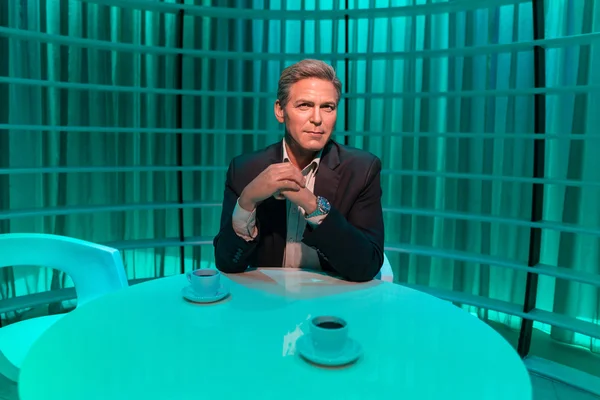 Une cire de George Clooney exposée à Madame Tussauds — Photo