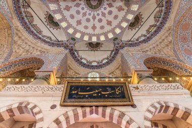 Interior of the Blue mosque, Istanbul,Turkey