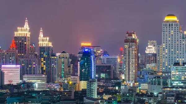 Vista do arranha-céu de Bangkok em Bangkok, Tailândia — Fotografia de Stock