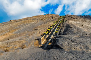 strairway Dağı bromo volkanlar bromo tengger semeru Milli Parkı, Doğu java, Endonezya için