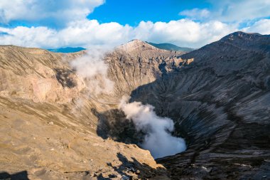 Mount Bromo krater volkanlar Bromo Tengger Semeru Milli Parkı'nda, Doğu Java, Endonezya