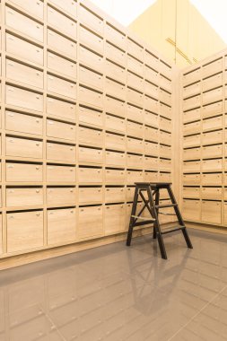 Dolap ahşap posta kutuları için posta bilgilerinizi tutmak