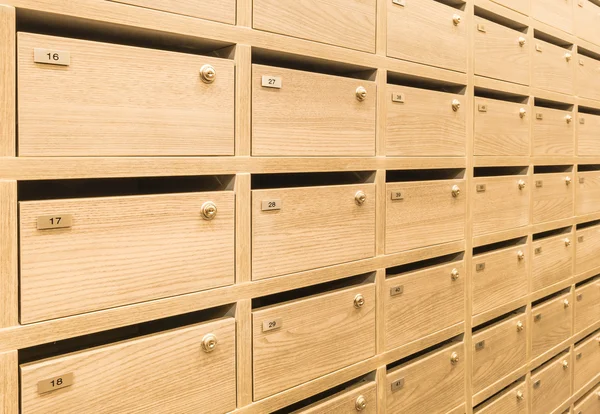 Locker wooden MailBoxes postal for keep your information