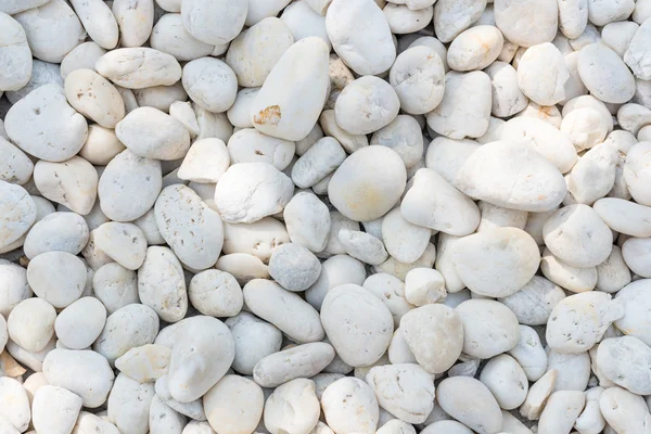 White pebble on the small zen garden ground. Decoration material — Stock Photo, Image