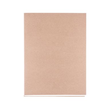 Vintage diary book on white background, for writing,reading and education concept