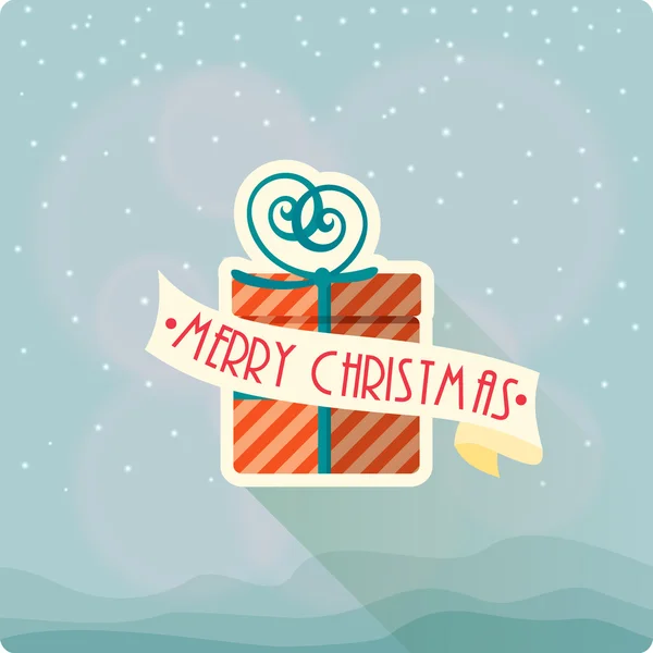 Tarjeta de felicitación de Navidad. Feliz Navidad vector ilustración — Archivo Imágenes Vectoriales