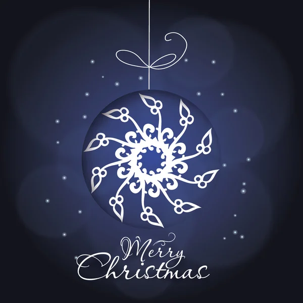 Carte de voeux de Noël. Joyeux Noël illustration vectorielle — Image vectorielle