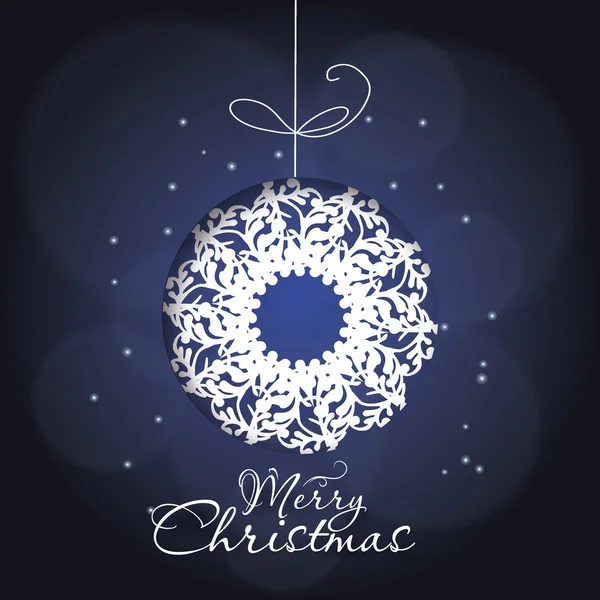 Noel tebrik kartı. Mutlu Noeller vektör illüstrasyonu — Stok Vektör