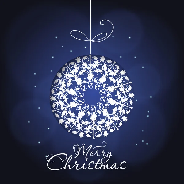 Χριστουγεννιάτικη κάρτα χαιρετισμού. Καλά Χριστούγεννα διανυσματική απεικόνιση — Διανυσματικό Αρχείο