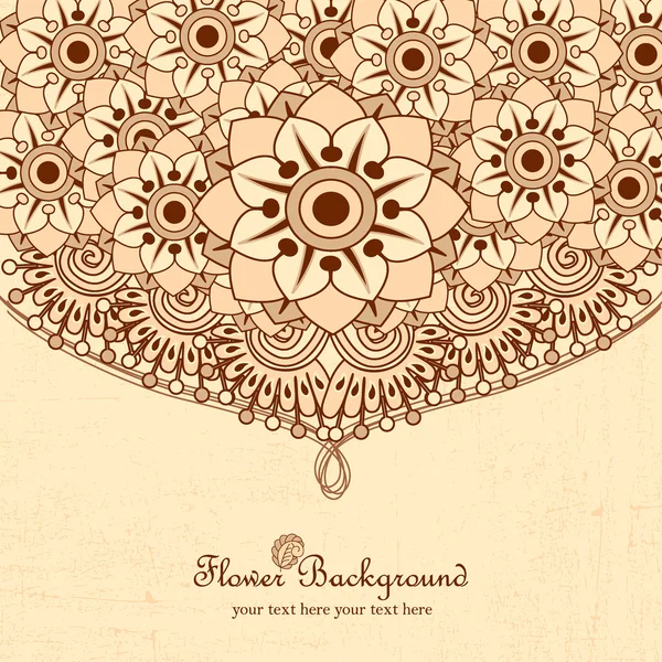 Hand drawn doodle frame with place for text. Vintage vector pattern. Hand drawn abstract background. Decorative retro banner. Can be used for banner, invitation, wedding card, scrapbooking and others.