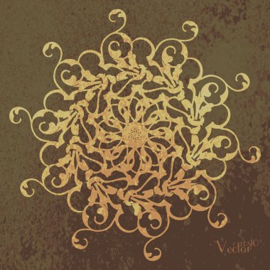 Yumuşak renklerde soyut öğe