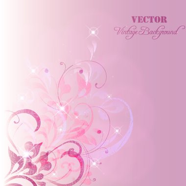 Soyut çiçek ile ihale arka plan. Eps10