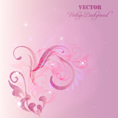 Soyut çiçek ile ihale arka plan. Eps10