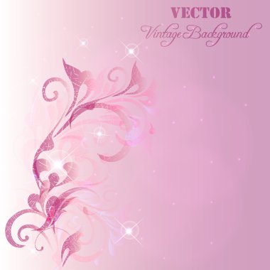 Soyut çiçek ile ihale arka plan. Eps10