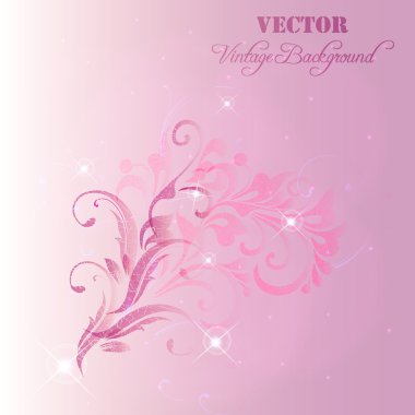 Soyut çiçek ile ihale arka plan. Eps10