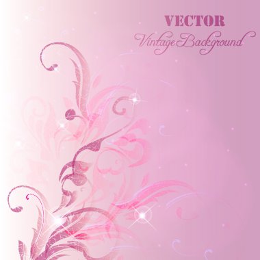 Soyut çiçek ile ihale arka plan. Eps10