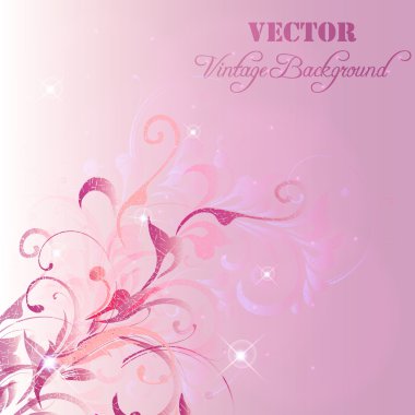 Soyut çiçek ile ihale arka plan. Eps10