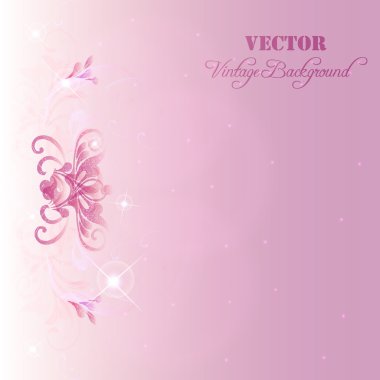 Soyut çiçek ile ihale arka plan. Eps10