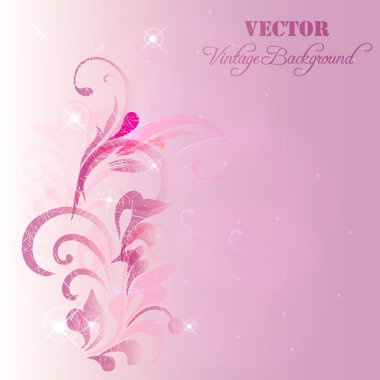 Soyut çiçek ile ihale arka plan. Eps10