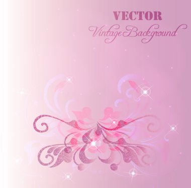 Soyut çiçek ile ihale arka plan. Eps10