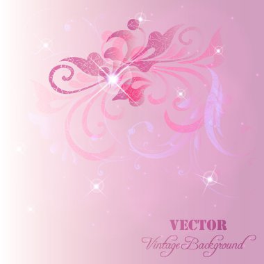 Soyut çiçek ile ihale arka plan. Eps10