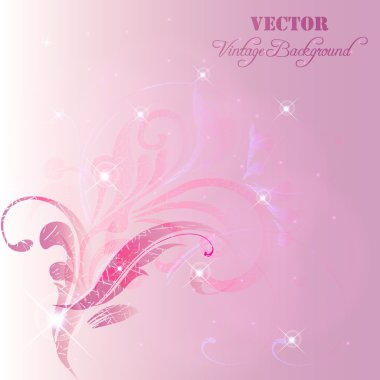 Soyut çiçek ile ihale arka plan. Eps10