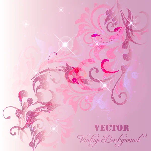 Fondo tierno con flor abstracta. EPS10 — Vector de stock