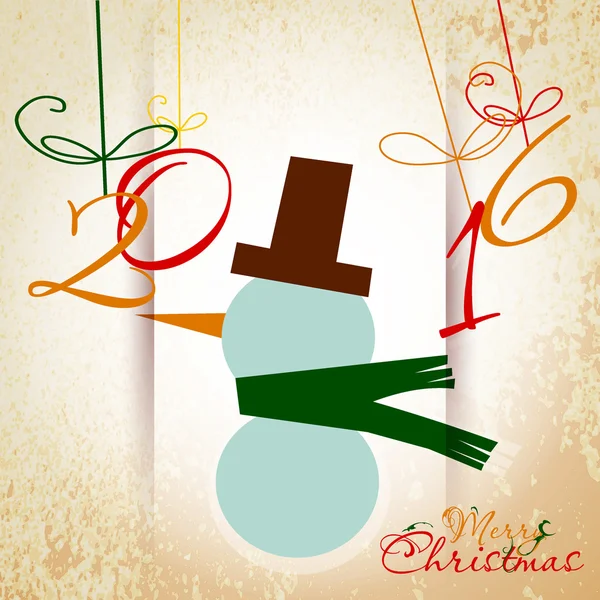 Tarjeta de felicitación de Navidad. Feliz Navidad vector ilustración — Archivo Imágenes Vectoriales